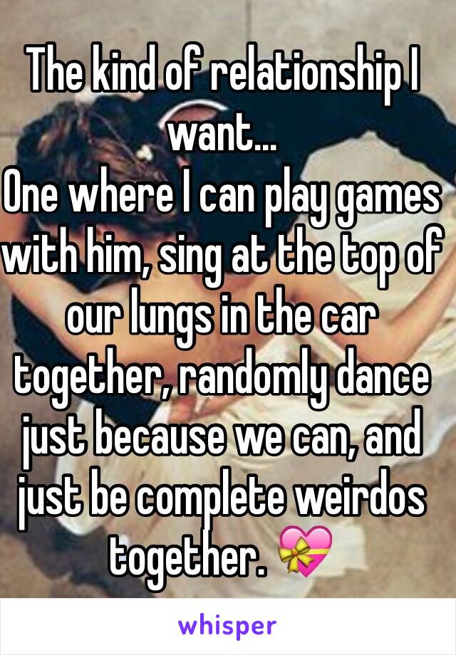 The kind of relationship I want...
One where I can play games with him, sing at the top of our lungs in the car together, randomly dance just because we can, and just be complete weirdos together. 💝