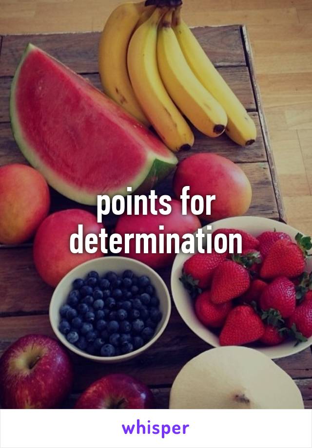 points for determination