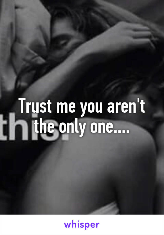 Trust me you aren't the only one....