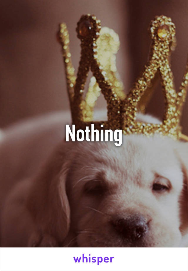 Nothing