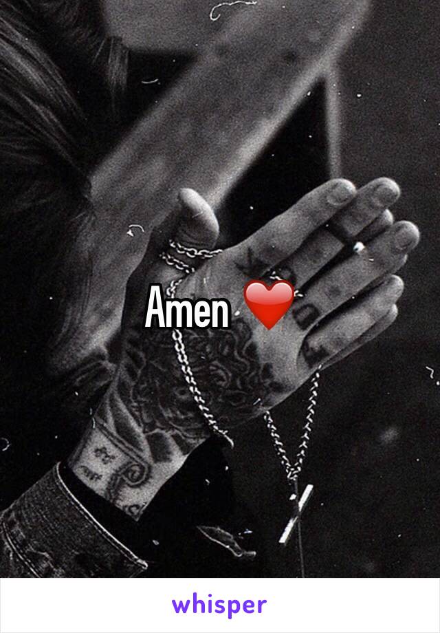 Amen ❤️