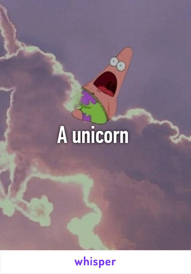 A unicorn 
