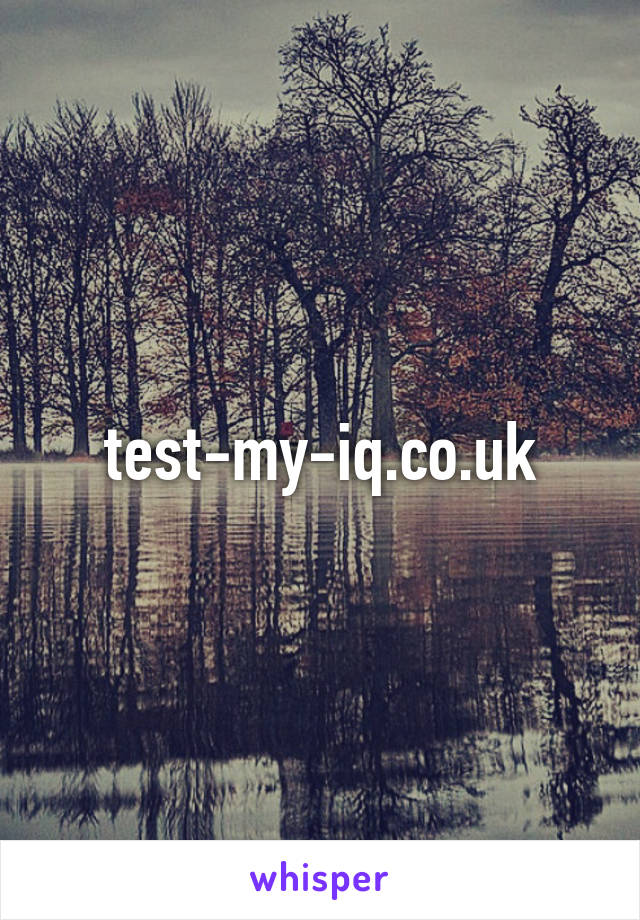 test-my-iq.co.uk