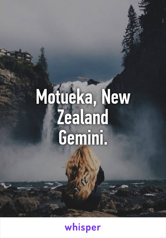Motueka, New Zealand
Gemini.