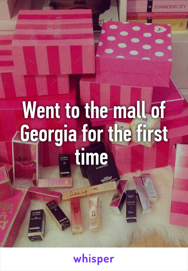 Went to the mall of Georgia for the first time 