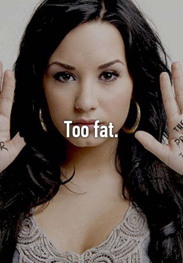 Too Fat Meaning