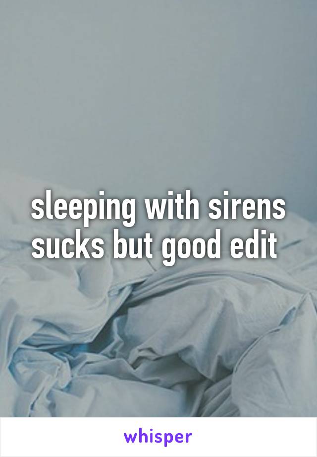 sleeping with sirens sucks but good edit 