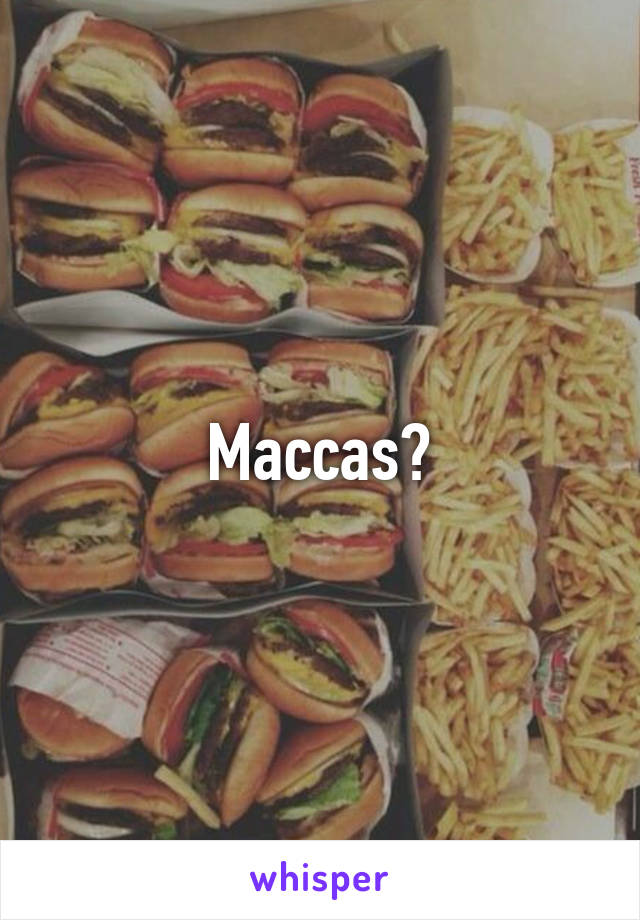 Maccas?