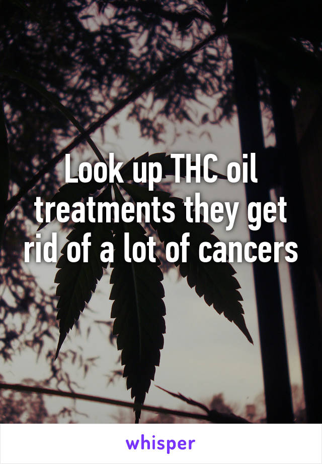 Look up THC oil treatments they get rid of a lot of cancers 