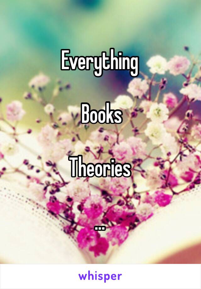 Everything
  
 Books

Theories

...