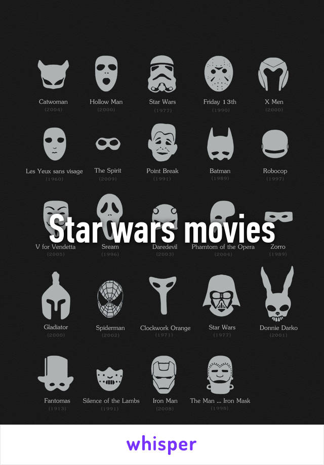 Star wars movies