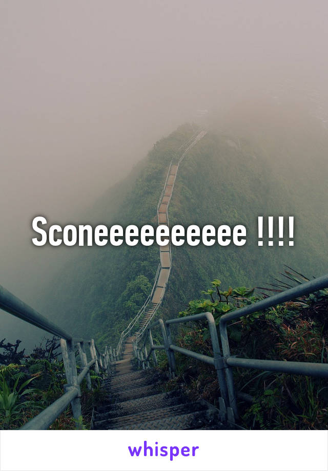 Sconeeeeeeeeee !!!!