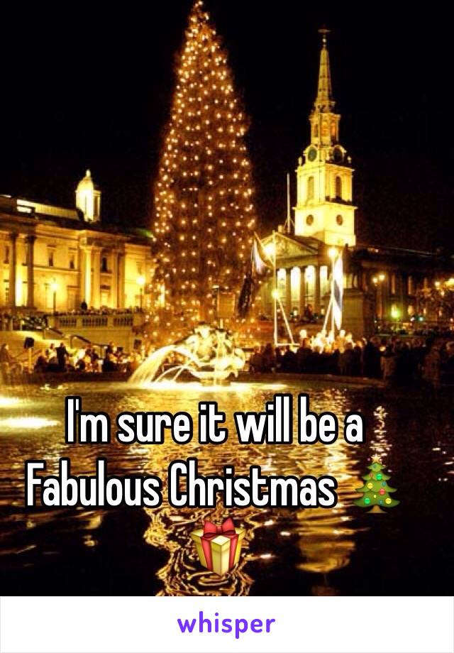 I'm sure it will be a Fabulous Christmas 🎄🎁