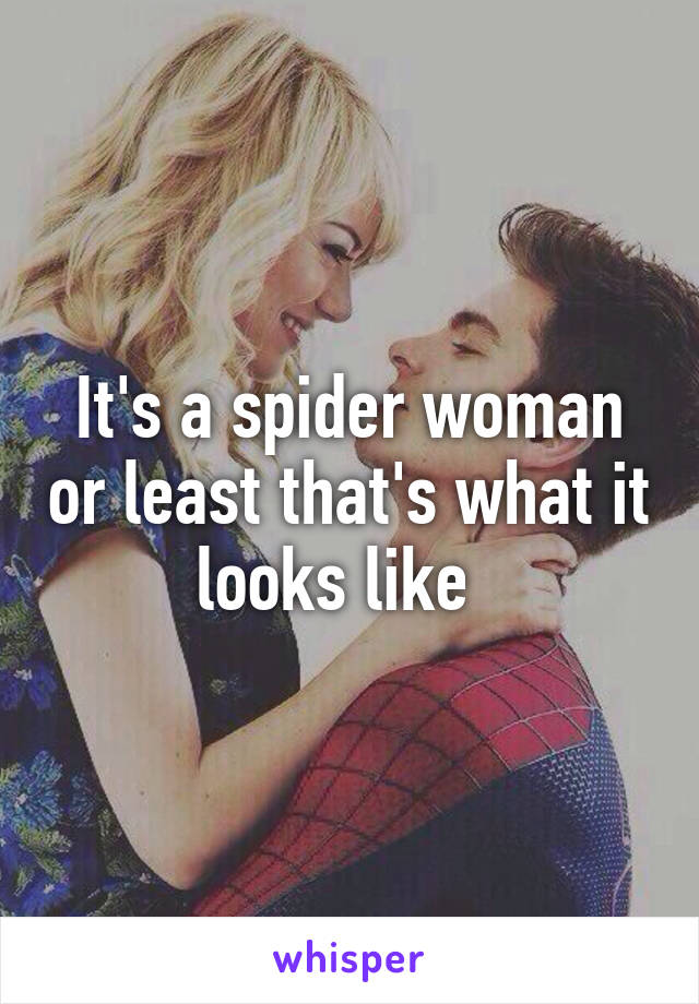 It's a spider woman or least that's what it looks like  