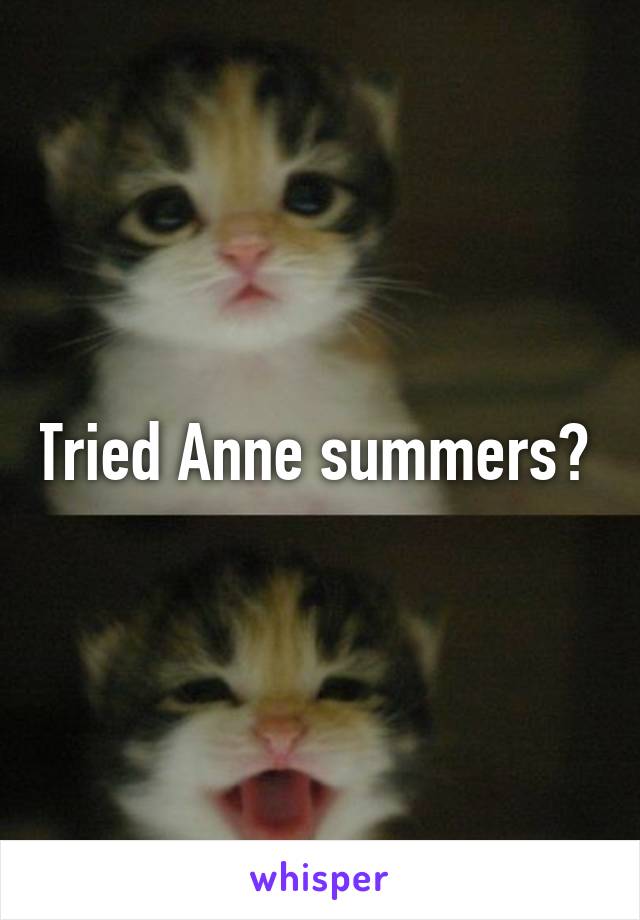 Tried Anne summers? 