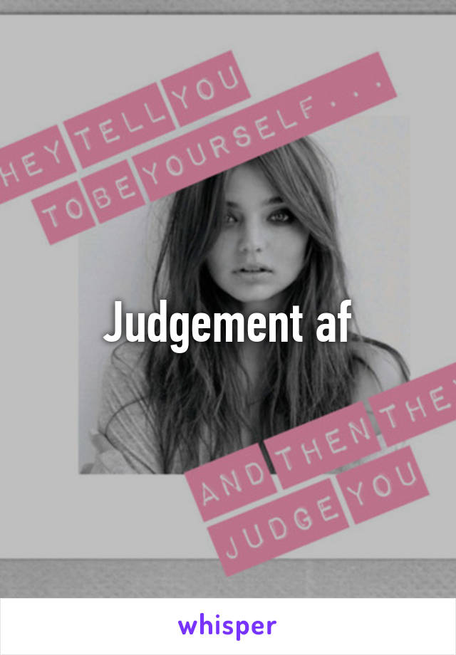 Judgement af