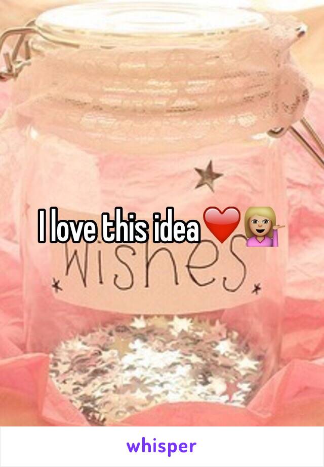 I love this idea❤️💁🏼