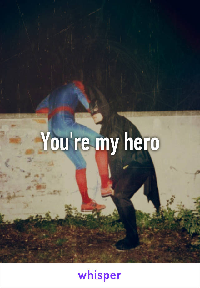 You're my hero