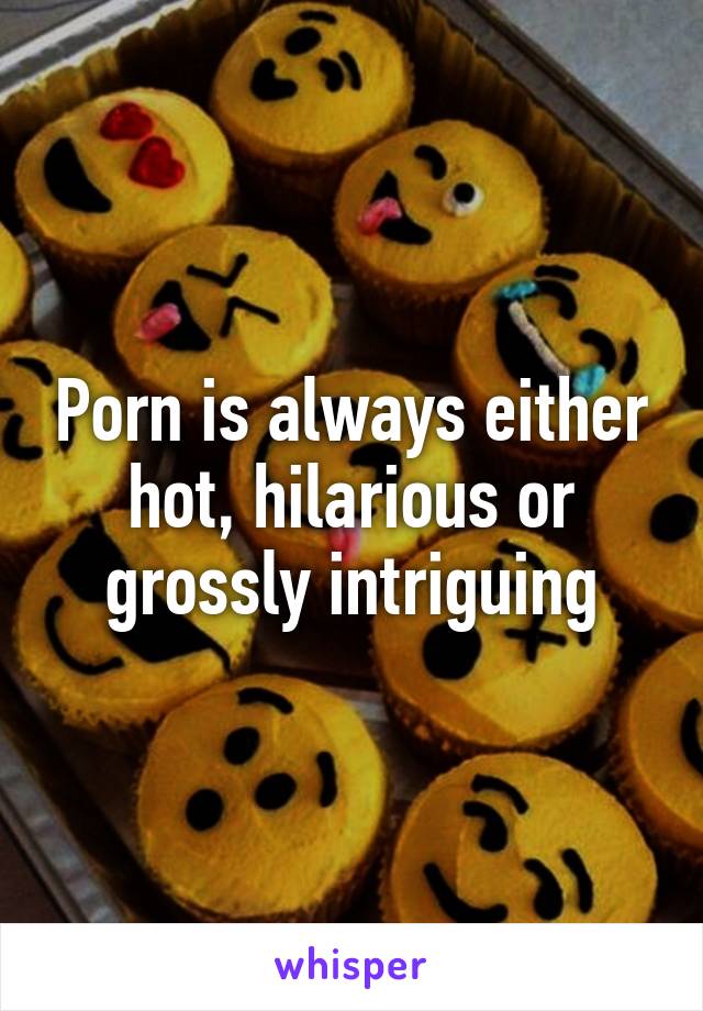 Porn is always either hot, hilarious or grossly intriguing