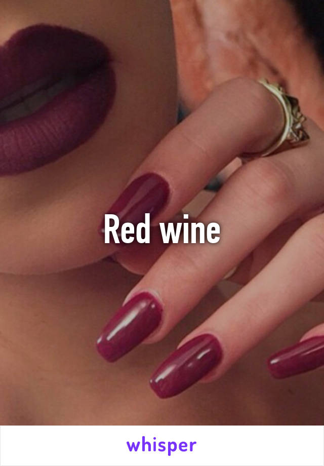 Red wine