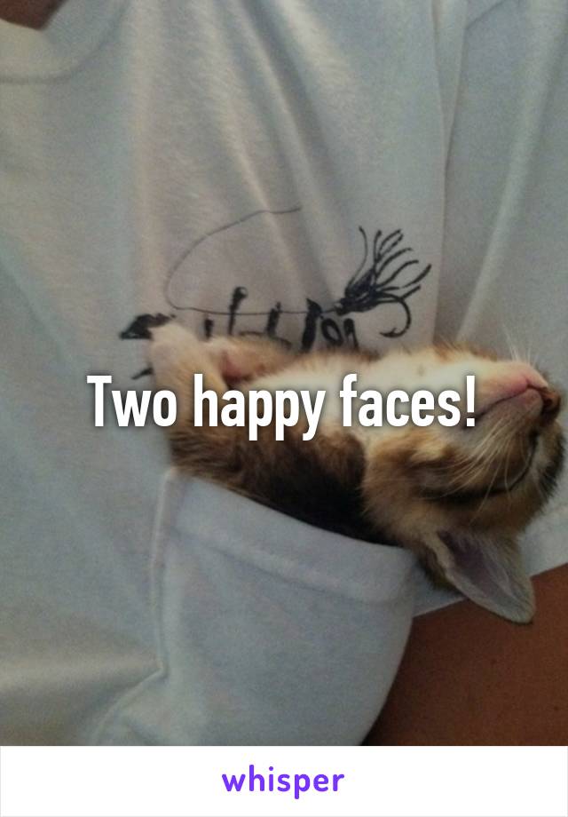 Two happy faces!