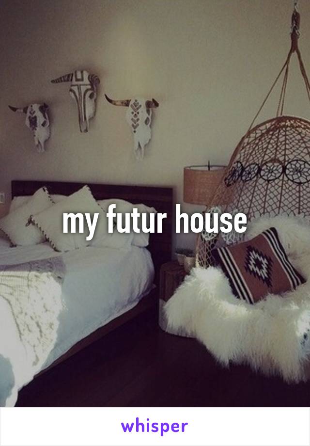 my futur house