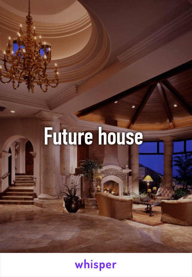 Future house 