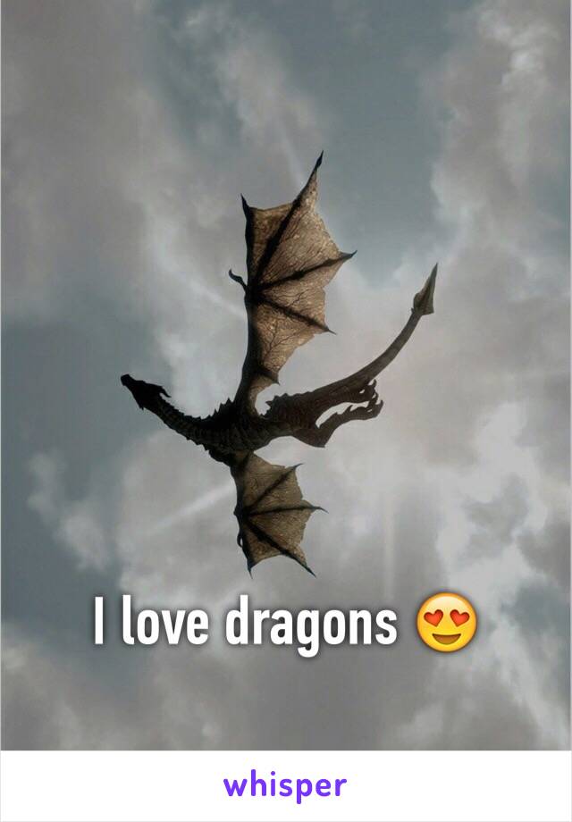 I love dragons 😍