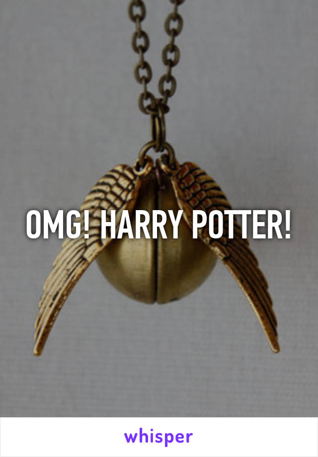 OMG! HARRY POTTER!