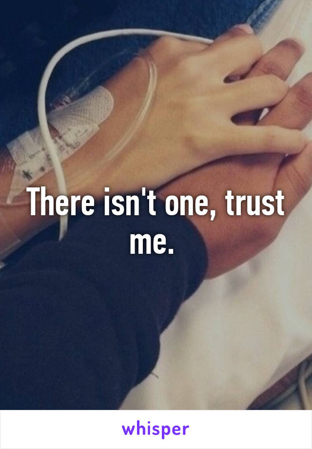 There isn't one, trust me. 