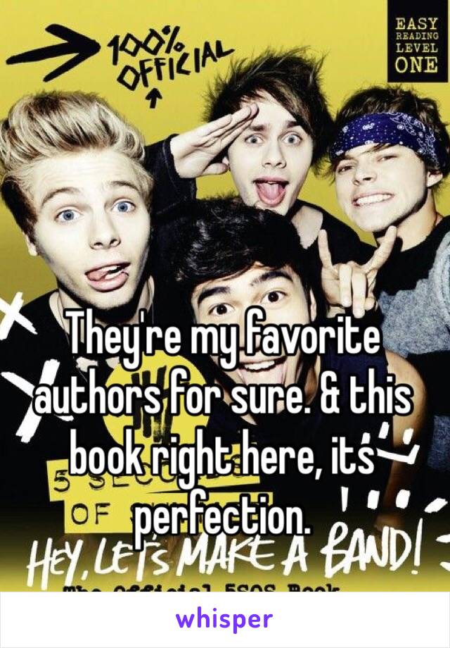 They're my favorite authors for sure. & this book right here, its perfection.