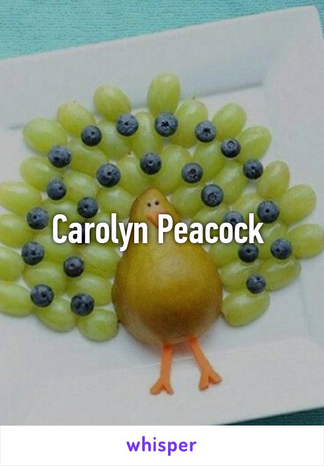 Carolyn Peacock 