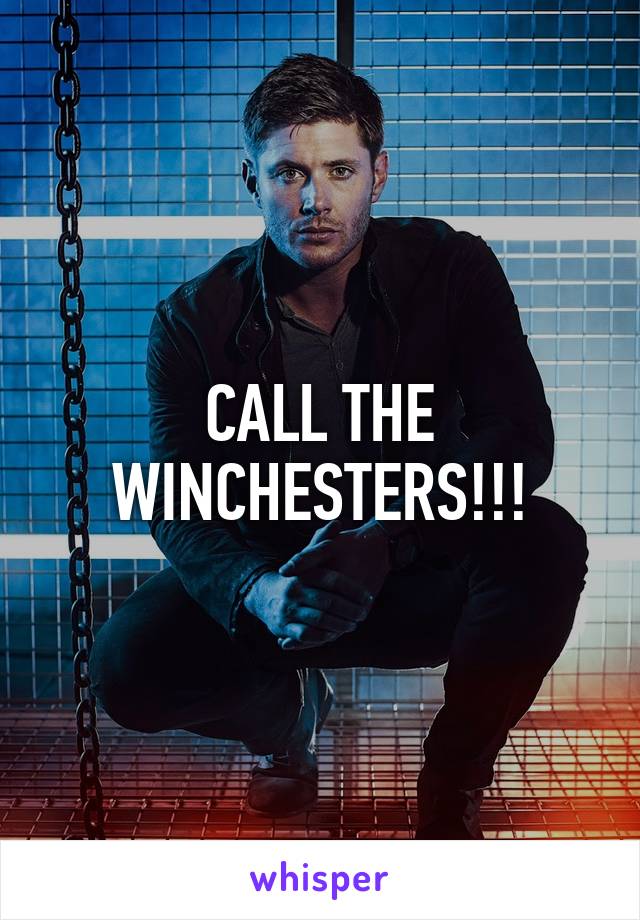 CALL THE WINCHESTERS!!!