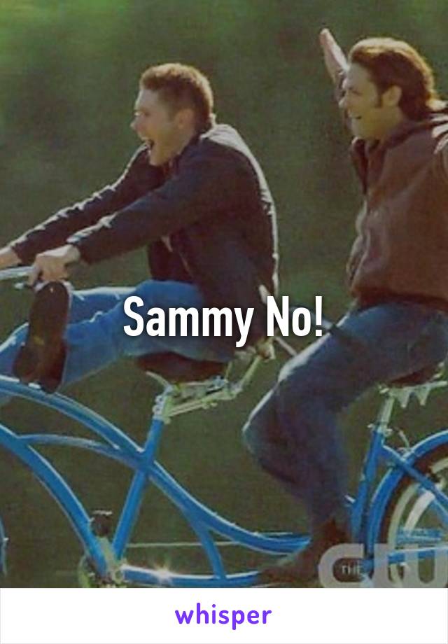 Sammy No!