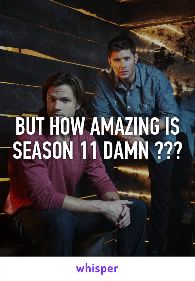 BUT HOW AMAZING IS SEASON 11 DAMN ???