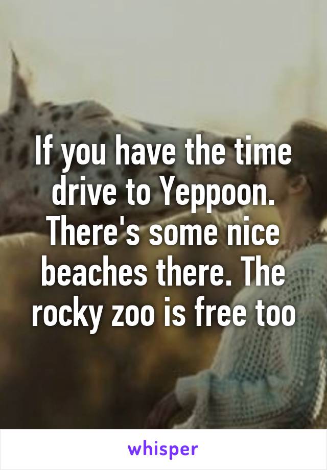 If you have the time drive to Yeppoon. There's some nice beaches there. The rocky zoo is free too