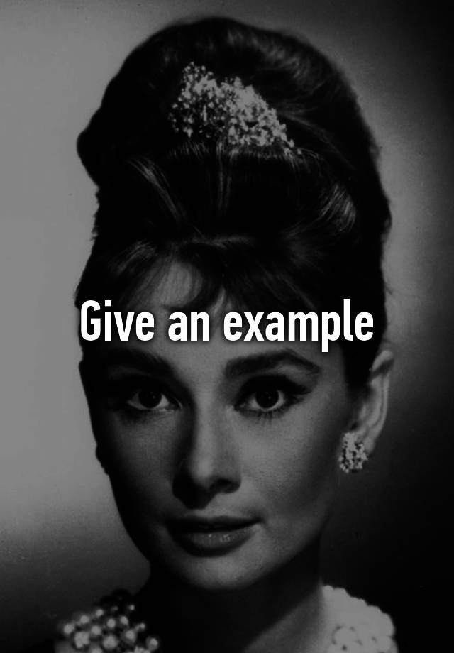 give-an-example