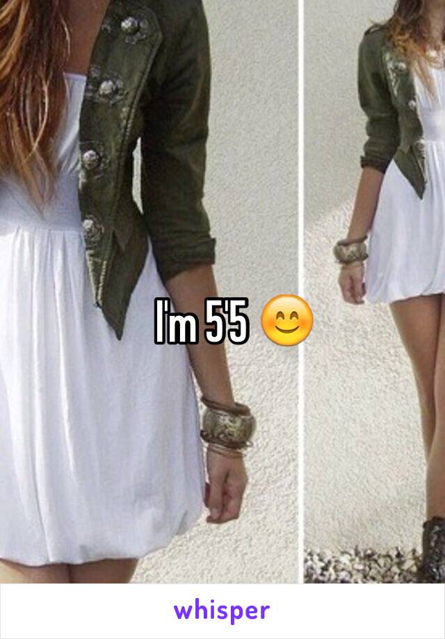 I'm 5'5 😊