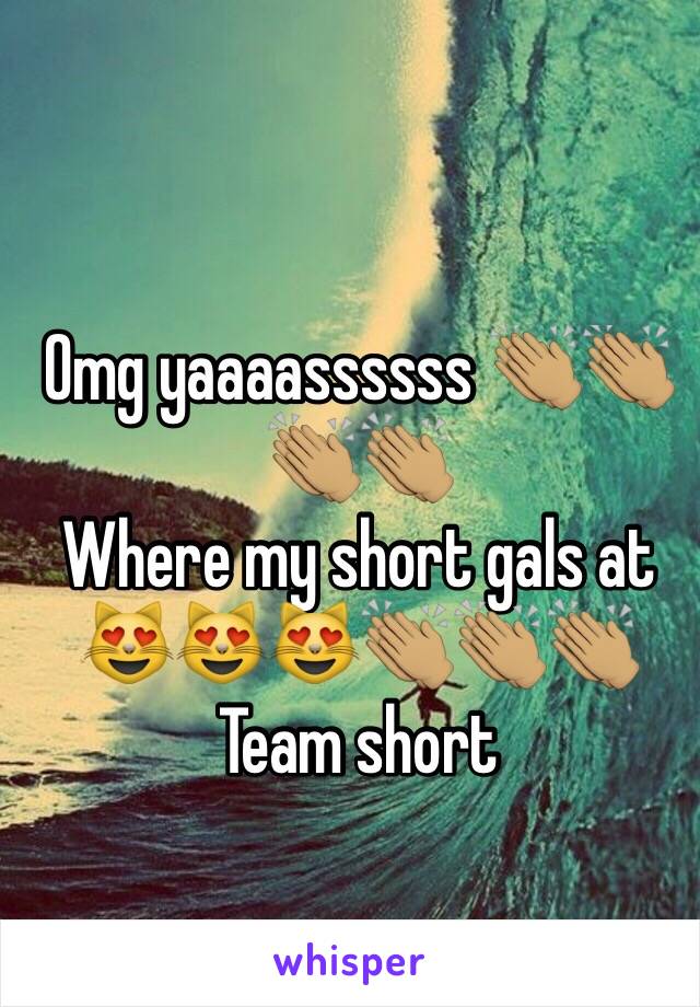 Omg yaaaassssss 👏🏽👏🏽👏🏽👏🏽
Where my short gals at 😻😻😻👏🏽👏🏽👏🏽
Team short 