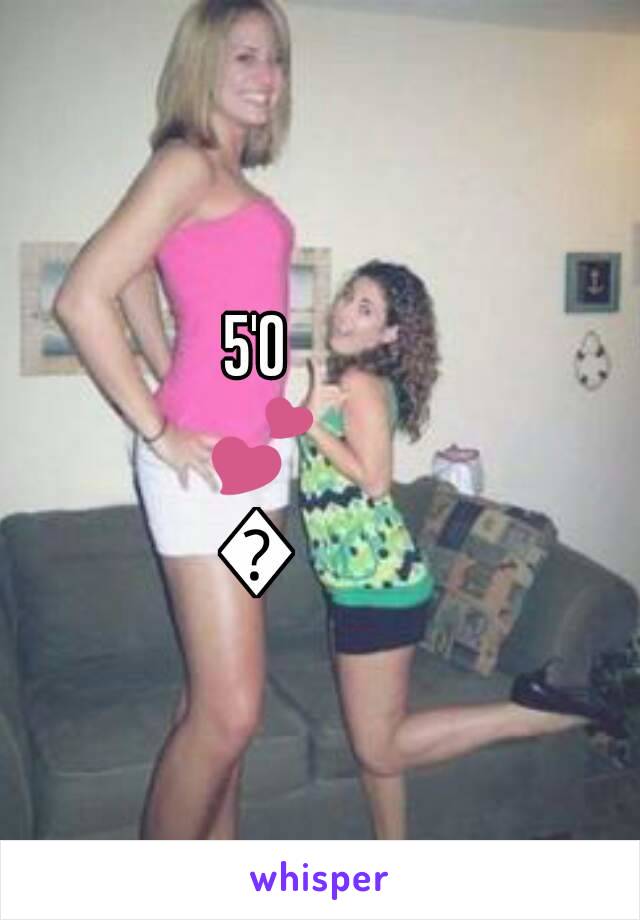 5'0 💕😂