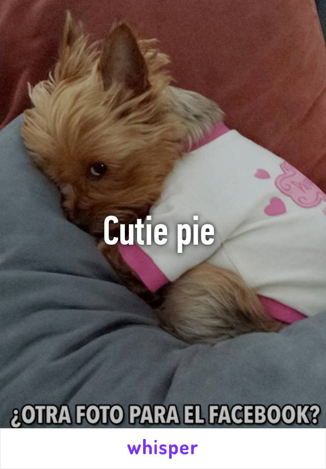 Cutie pie 
