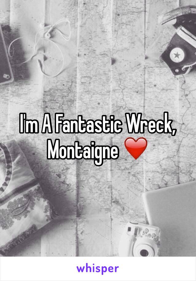 I'm A Fantastic Wreck, Montaigne ❤️