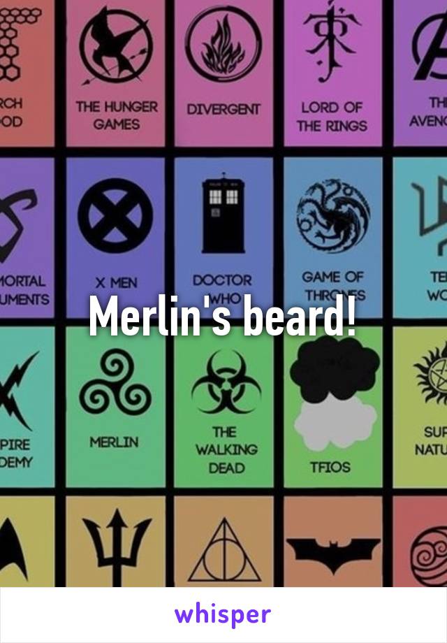Merlin's beard!