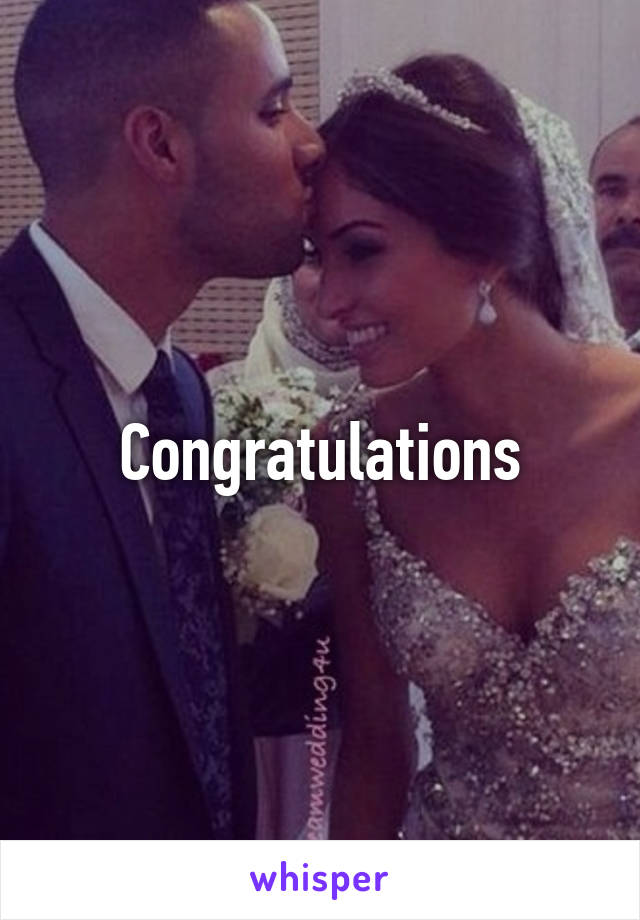 Congratulations