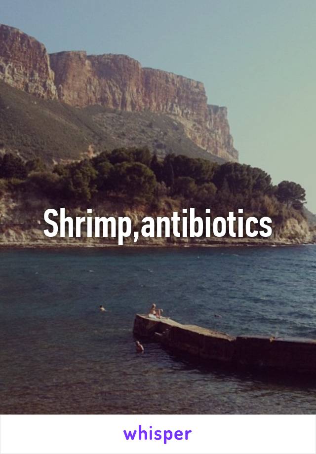 Shrimp,antibiotics