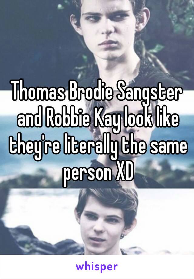 Thomas Brodie Sangster and Robbie Kay look like they re literally