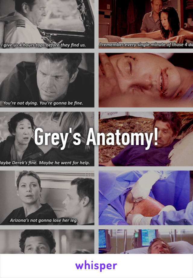 Grey's Anatomy!