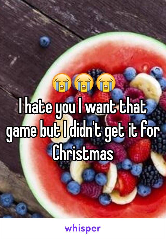 😭😭😭
I hate you I want that game but I didn't get it for Christmas 