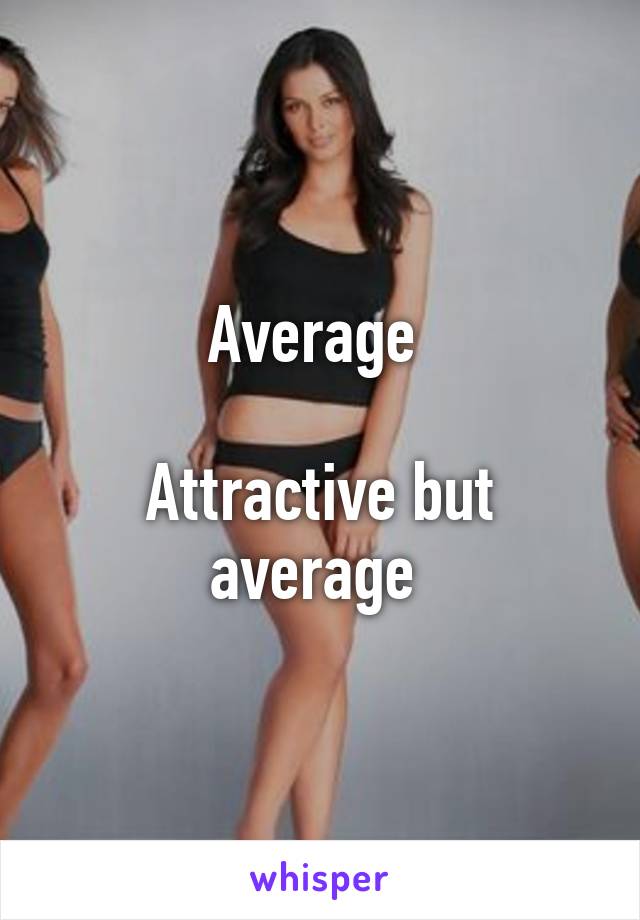 Average 

Attractive but average 