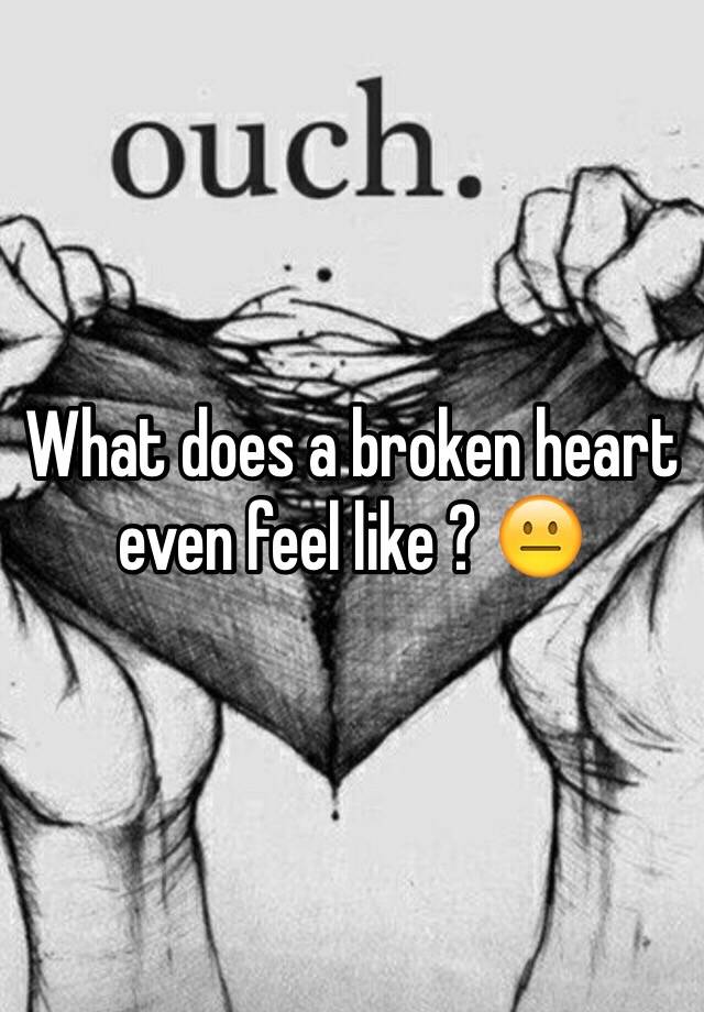 What Does Broken Heart Syndrome Feel Like